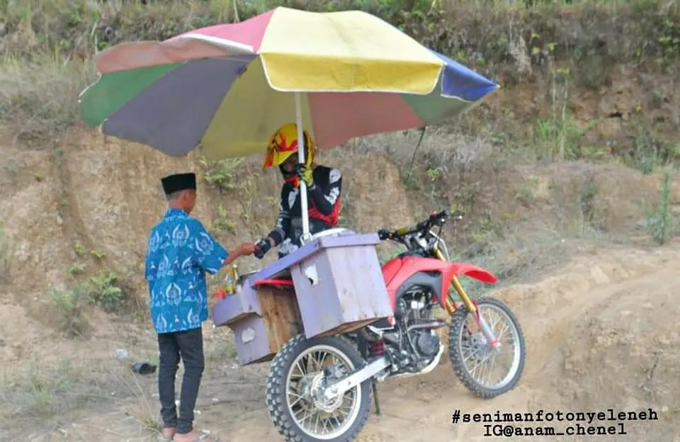 pedagang jualan canggih abis © berbagai sumber