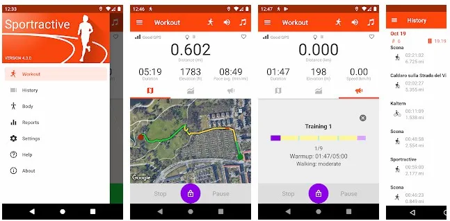 Aplikasi olahraga outdoor berbagai sumber