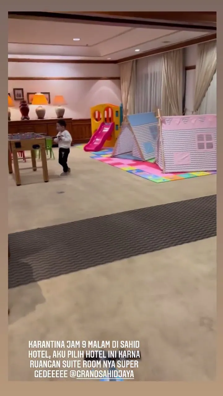 potret hotel karantina anang dan keluarga © instagram