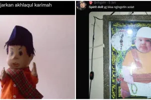 Tengah hits, 11 potret spirit doll ala warganet ini nyeleneh abis