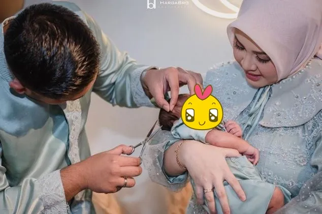 momen aqiqah anak Kesha Ratuliu © Instagram momen aqiqah anak Kesha Ratuliu © Instagram