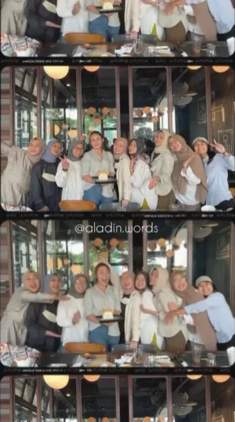 Momen Amanda Manopo reuni bareng teman SMP © Instagram