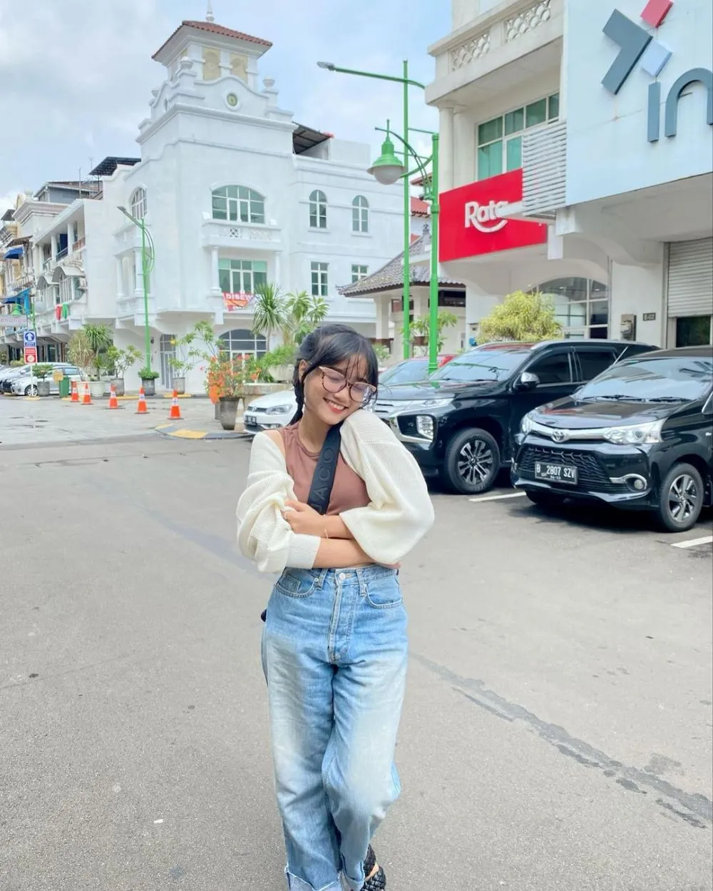 Gaya rambut Fuji © Instagram