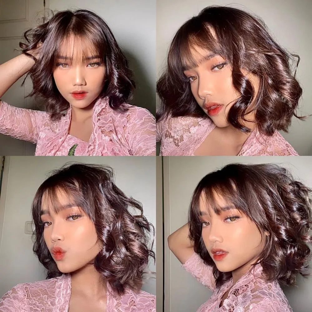 Gaya rambut Fuji © Instagram