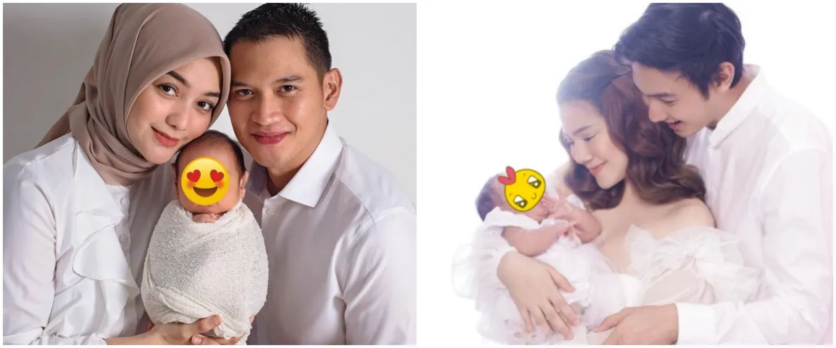 Pemotretan 11 seleb bareng anak pertama, Lesty-Billar pakai baju Sunda