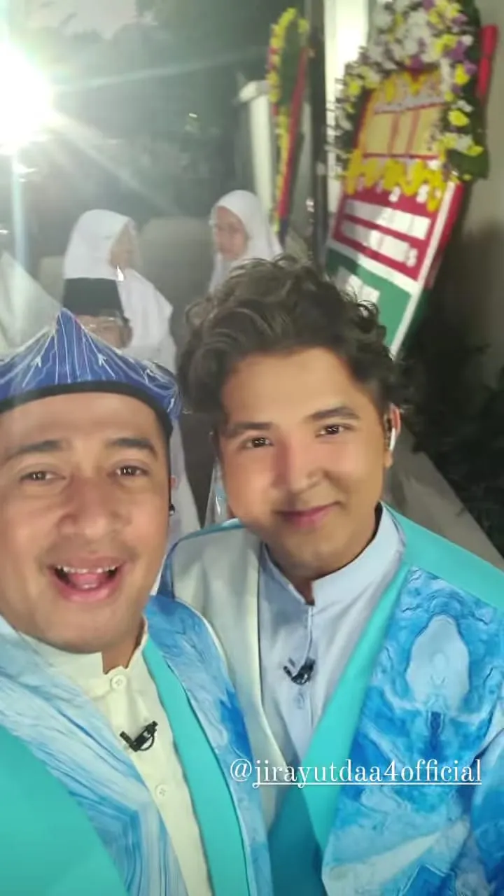 gaya seleb hadiri akikah anak lesty dan billar © instagram