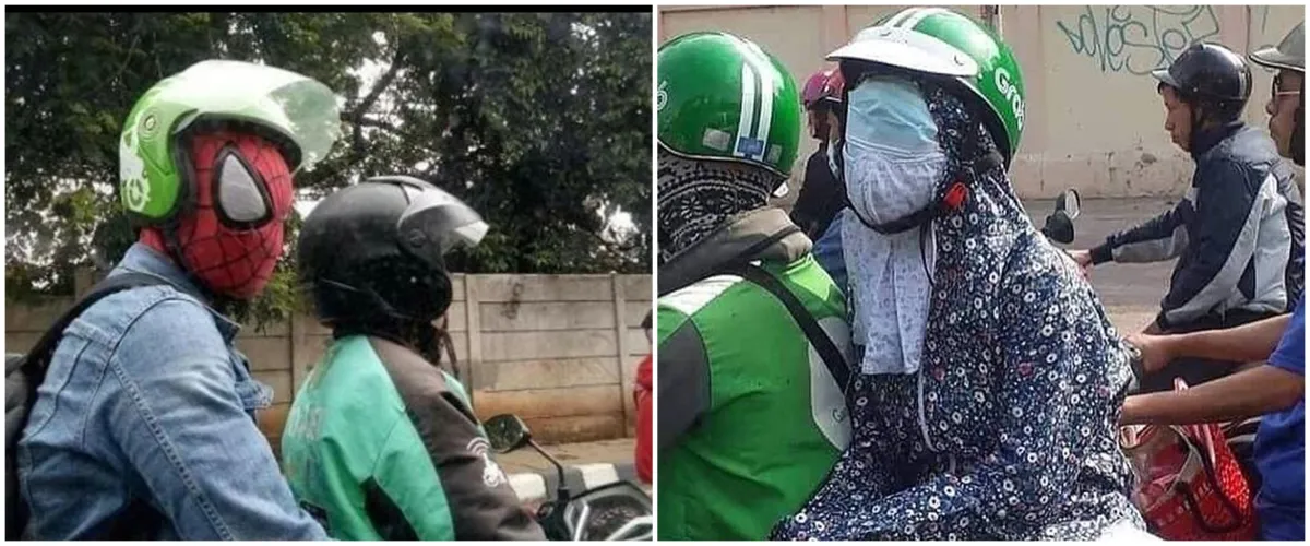 11 Potret kocak penumpang ojek online, ada-ada aja kelakuannya