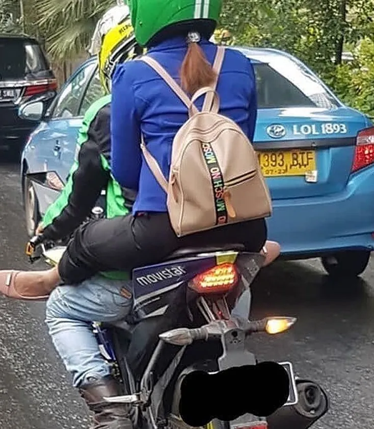 Penumpang kocak © Instagram Penumpang kocak © Instagram