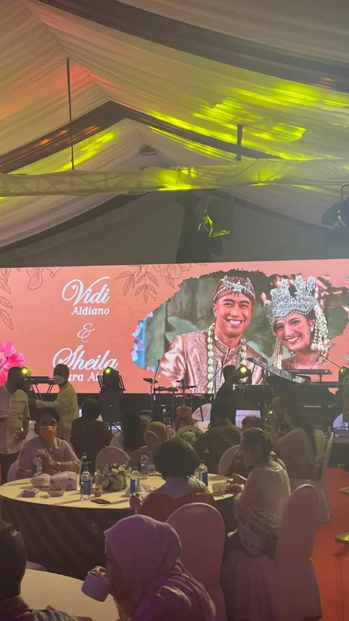 momen ngunduh mantu vidi aldiano dan sheila dara © instagram