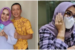 9 Gaya ibunda Ayu Ting Ting yang bikin heboh, strap masker dari emas