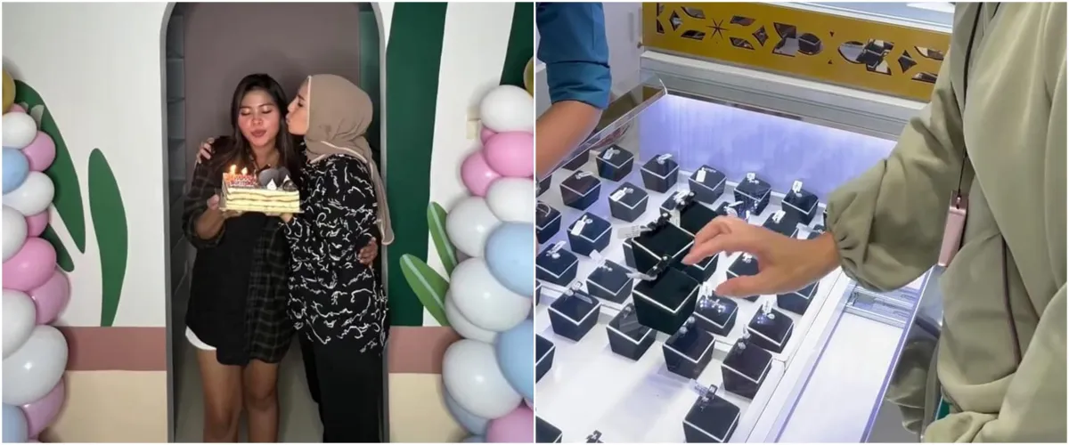 9 Momen Tya Ariestya rayakan ultah asisten, beri kado berlian
