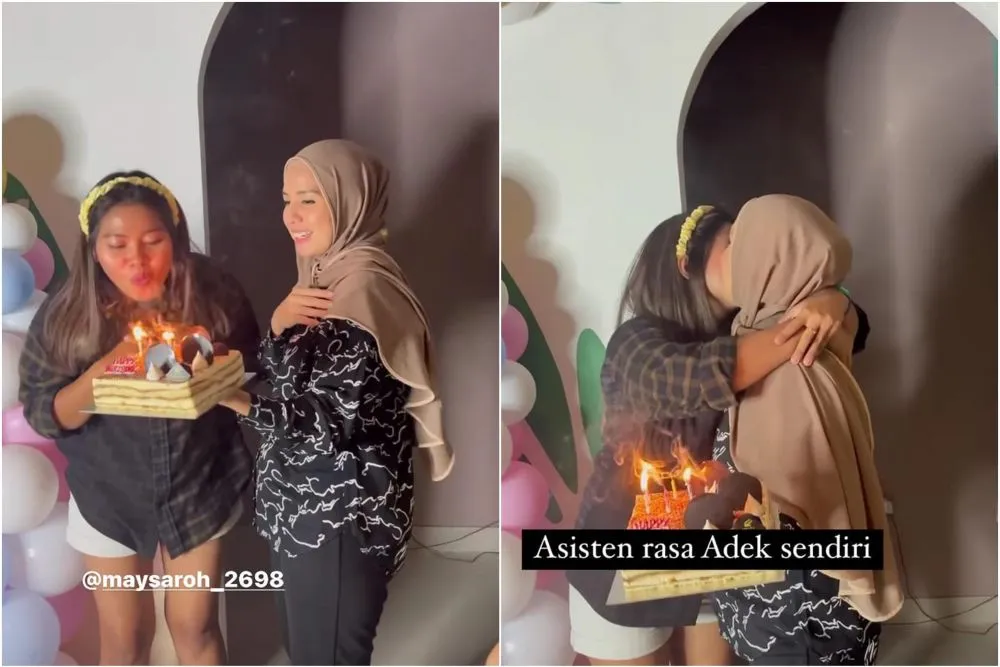 momen tya rayakan ultah asisten © instagram momen tya rayakan ultah asisten © instagram