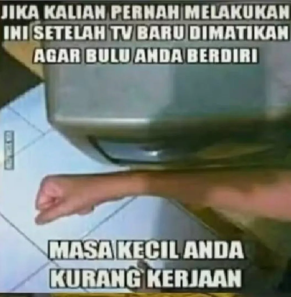 kebiasaan gabut anak 90an © Facebook