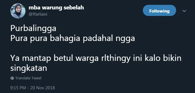 singkatan di story © berbagai sumber