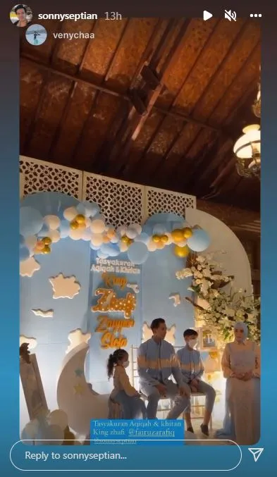 Momen akikah dan khitan anak Fairuz A Rafiq © berbagai sumber Momen akikah dan khitan anak Fairuz A Rafiq © berbagai sumber