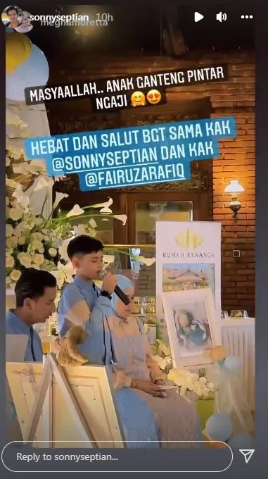 Momen akikah dan khitan anak Fairuz A Rafiq © berbagai sumber Momen akikah dan khitan anak Fairuz A Rafiq © berbagai sumber