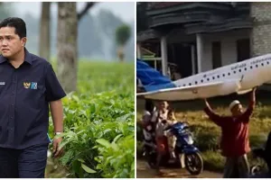 Erick Thohir cari pembuat miniatur pesawat Garuda Indonesia yang viral