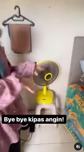 Penampakan kamar ART Tya Ariestya © Instagram Penampakan kamar ART Tya Ariestya © Instagram