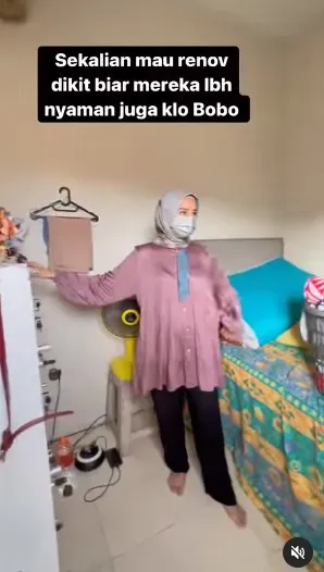 Penampakan kamar ART Tya Ariestya © Instagram Penampakan kamar ART Tya Ariestya © Instagram