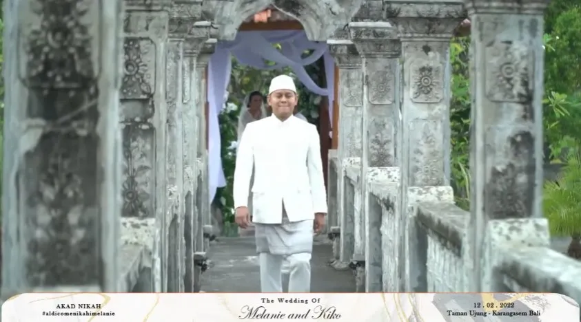 momen pernikahan Melanie Putria di Bali © berbagai sumber momen pernikahan Melanie Putria di Bali © berbagai sumber