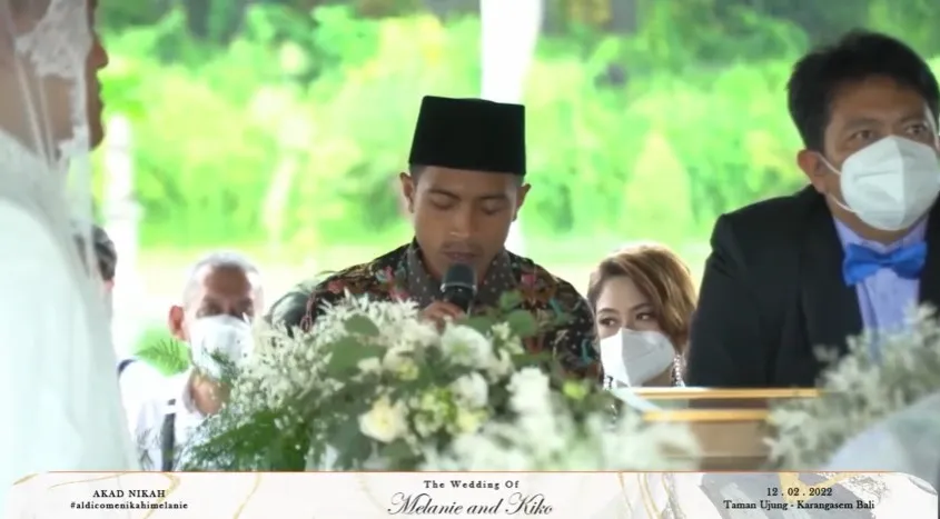 momen pernikahan Melanie Putria di Bali © berbagai sumber momen pernikahan Melanie Putria di Bali © berbagai sumber
