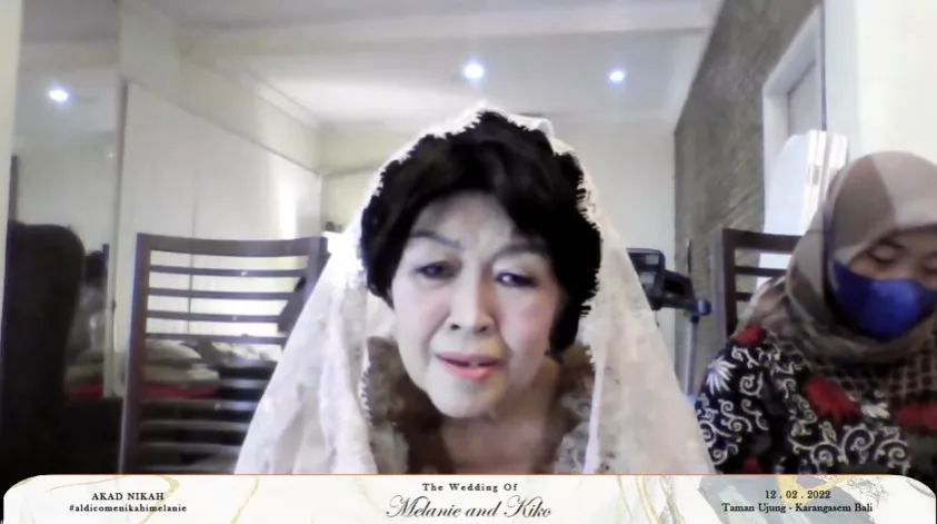 momen pernikahan Melanie Putria di Bali © berbagai sumber momen pernikahan Melanie Putria di Bali © berbagai sumber