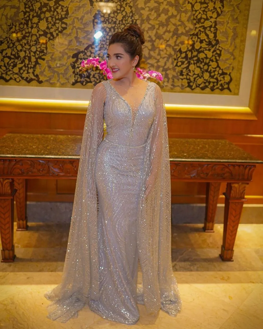 penampilan ashanty hadiri kondangan © instagram