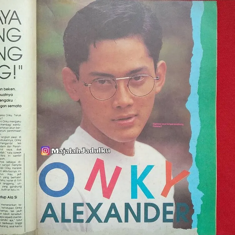 potret Onky Alexander saat muda © berbagai sumber