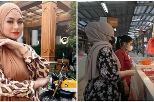 12 Momen Nathalie Holscher belanja di pasar, nawarnya bak emak-emak