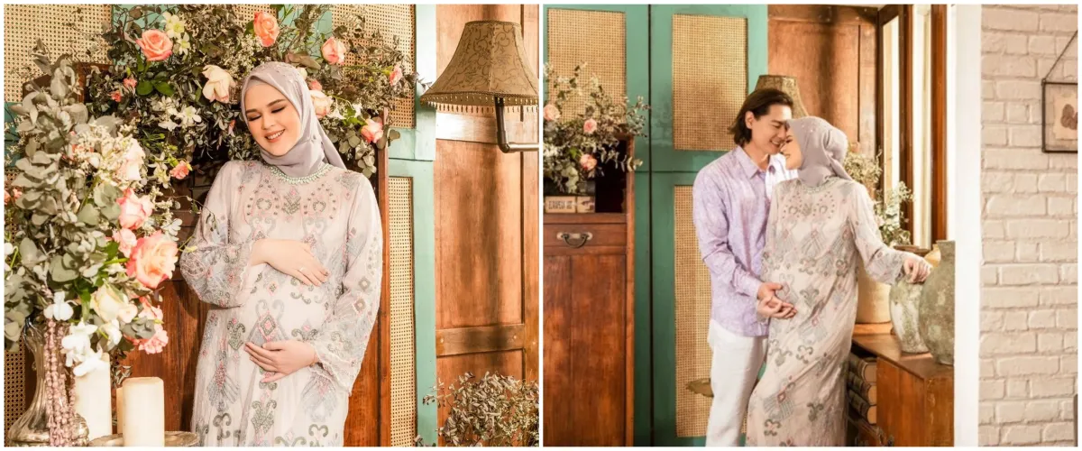 Hamil anak kedua, ini 9 gaya maternity shoot Cut Meyriska dan suami