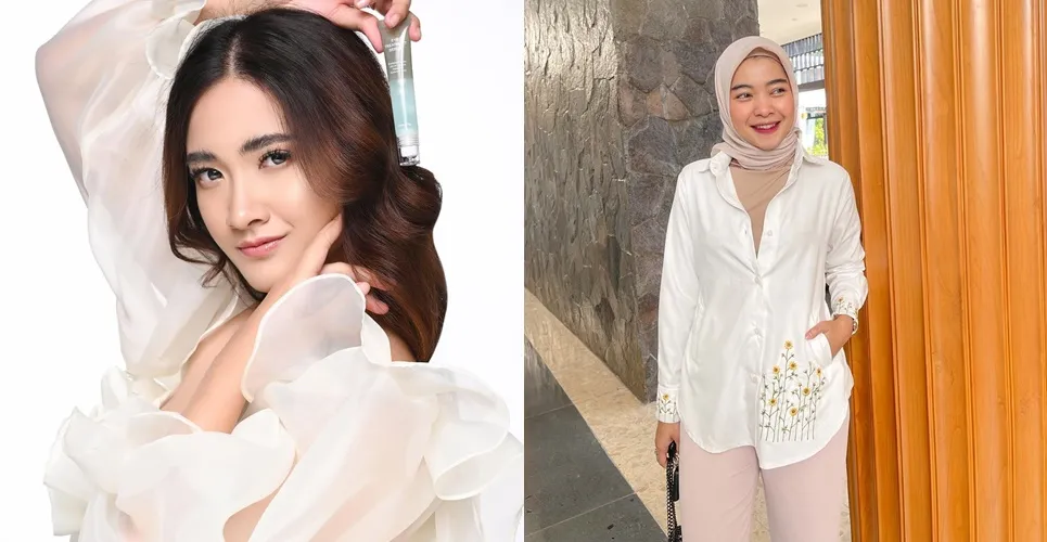 Beda gaya pacar Ikbal Fauzi di Ikatan Cinta dan istri Instagram