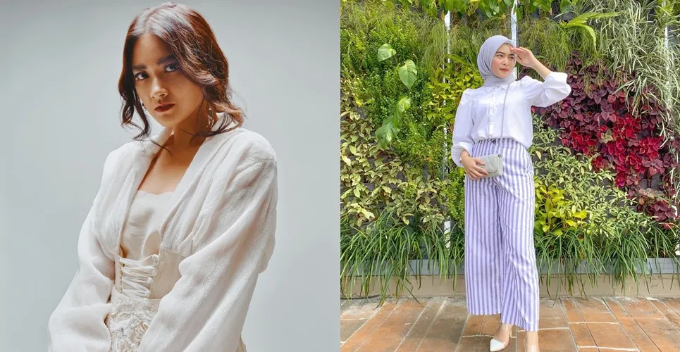 Beda gaya pacar Ikbal Fauzi di Ikatan Cinta dan istri Instagram