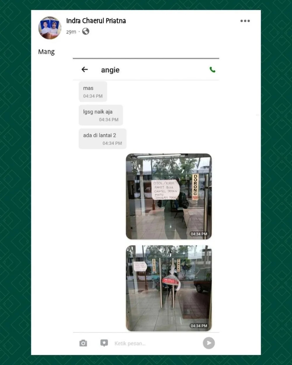 driver ojek online antar makanan malah kocak © Instagram driver ojek online antar makanan malah kocak © Instagram