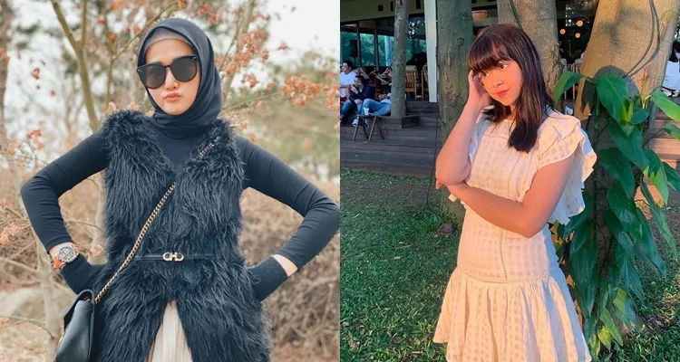 beda gaya Marissya Icha & Rebecca Klopper © berbagai sumber