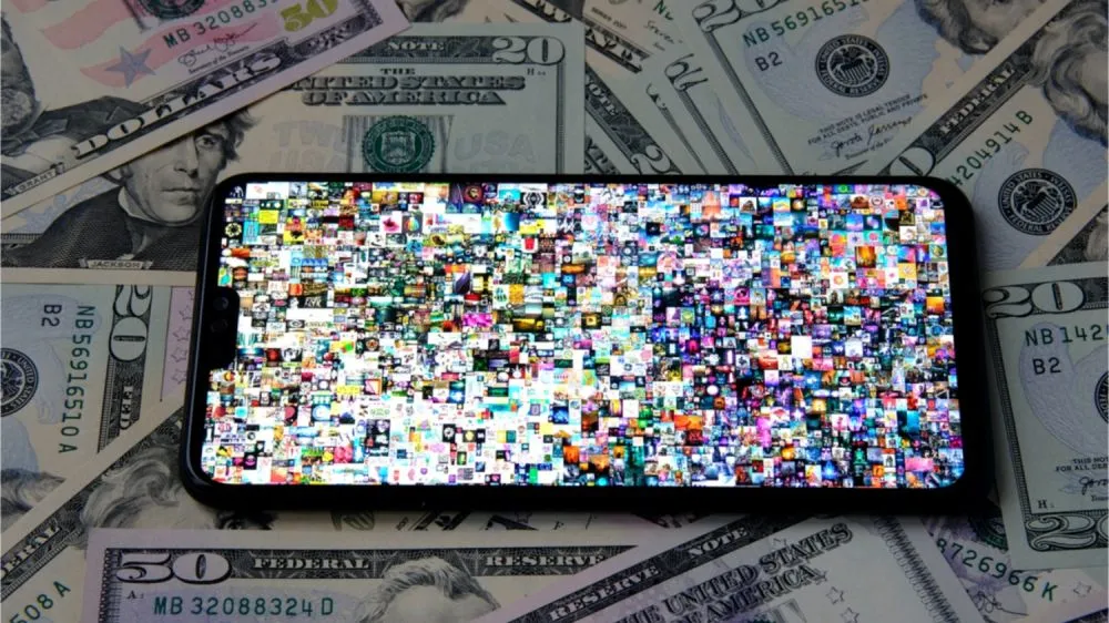 NFT dan blockchain © 2022 brilio.net