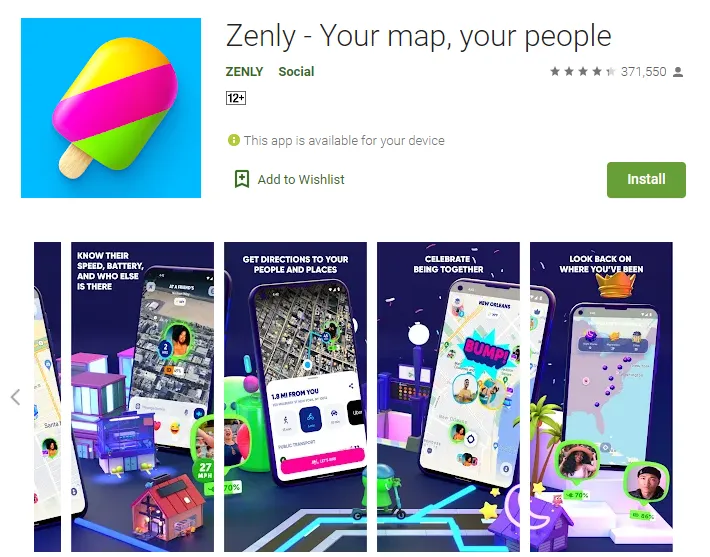 Aplikasi pelacak lokasi Android play.google.com