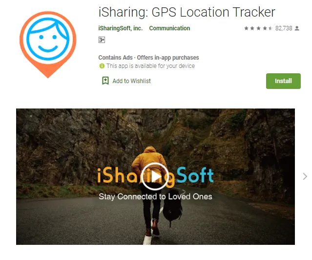 Aplikasi pelacak lokasi Android play.google.com