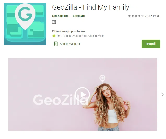 Aplikasi pelacak lokasi Android play.google.com