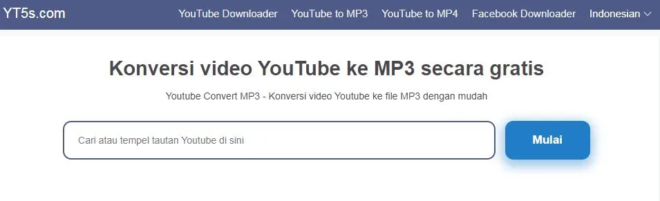 Website converter video YouTube to MP3 berbagai sumber Website converter video YouTube to MP3 berbagai sumber