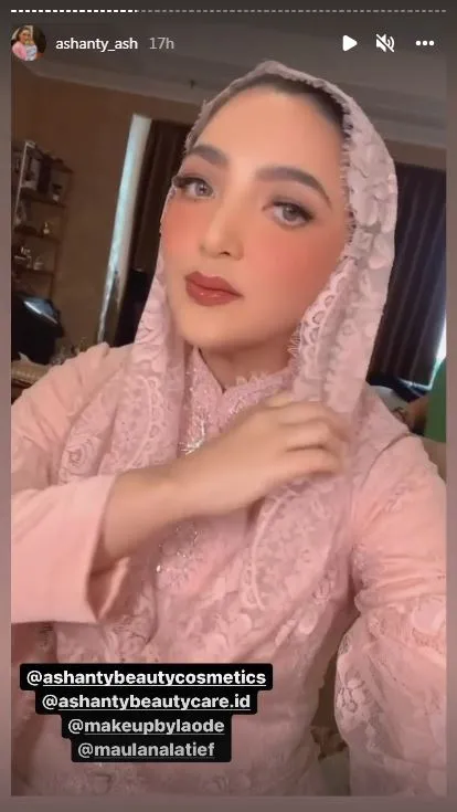 ashanty di akikah ameena © Instagram