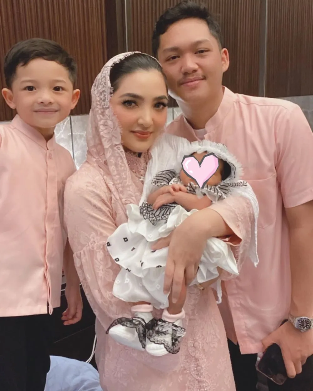 ashanty di akikah ameena © Instagram