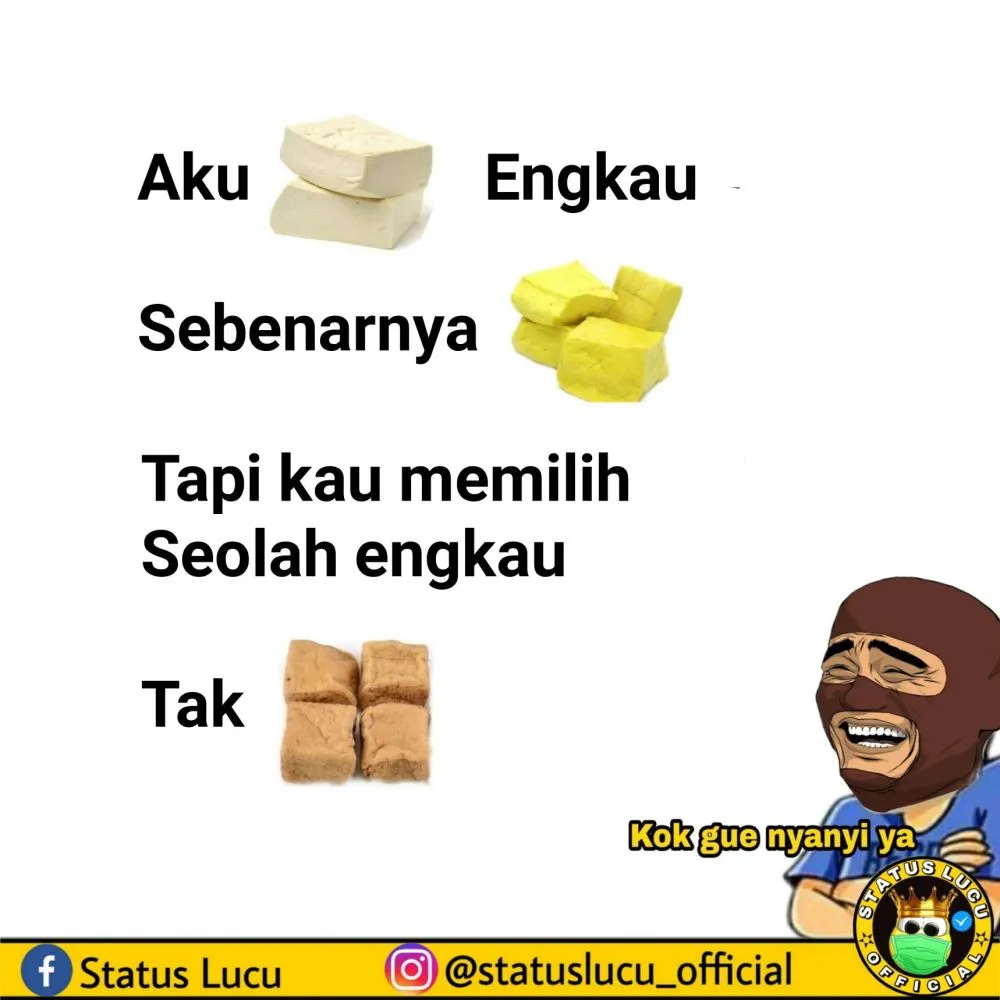 meme tahu bikin senyum © berbagai sumber