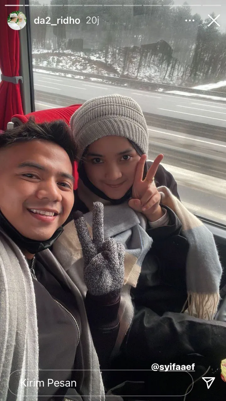 potret Ridho DA dan istri honeymoon ke Turki © berbagai sumber