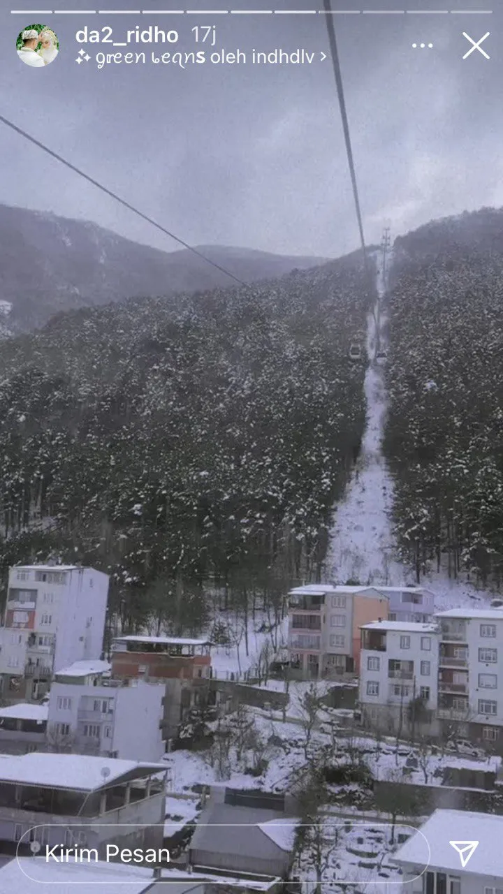 potret Ridho DA dan istri honeymoon ke Turki © berbagai sumber