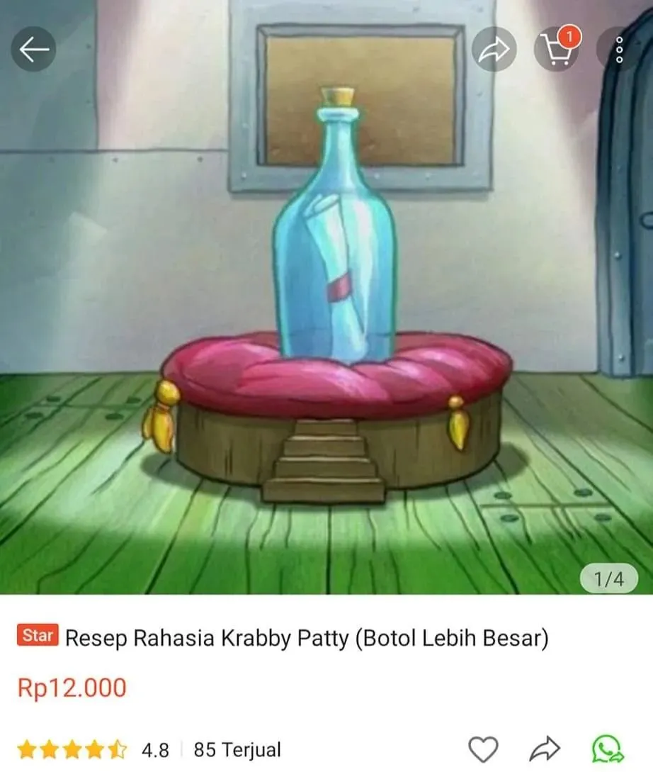 benda kartun spongebob dijual online © berbagai sumber benda kartun spongebob dijual online © berbagai sumber