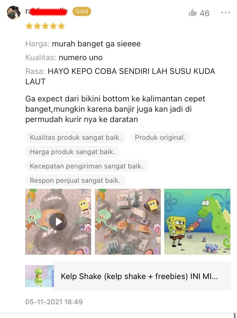 benda kartun spongebob dijual online © berbagai sumber benda kartun spongebob dijual online © berbagai sumber