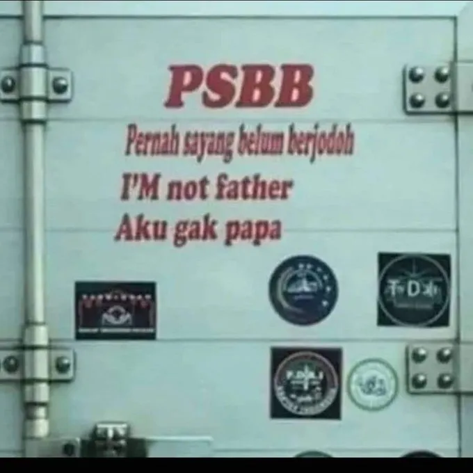 singkatan di truk © berbagai sumber singkatan di truk © berbagai sumber