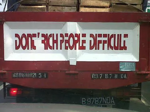 singkatan di truk © berbagai sumber singkatan di truk © berbagai sumber