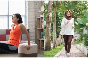 5 Gerakan olahraga ringan bikin badan tetap fit saat kerja di rumah