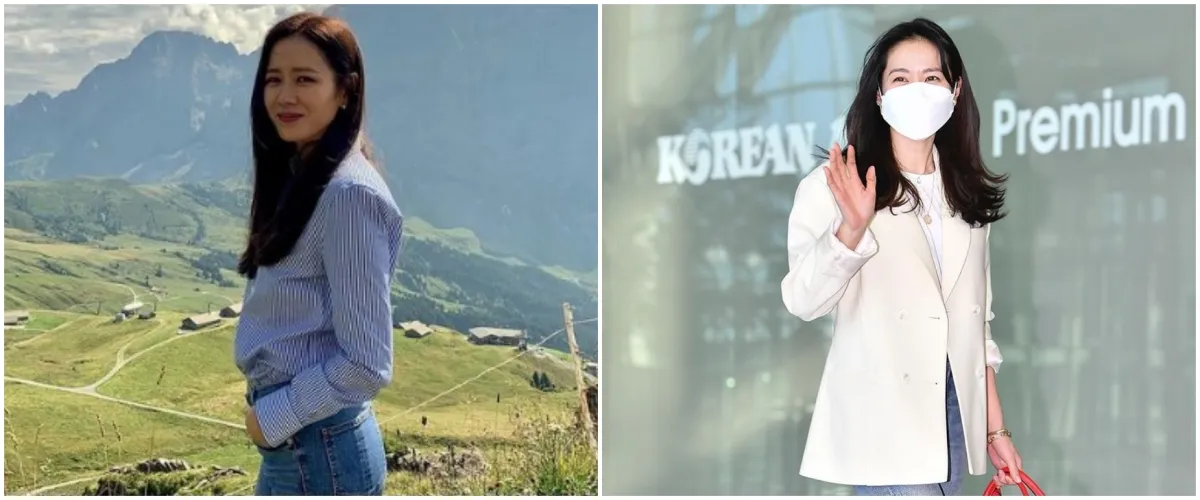 8 Gaya airport fashion ala Son Ye-jin, simpel tapi modis